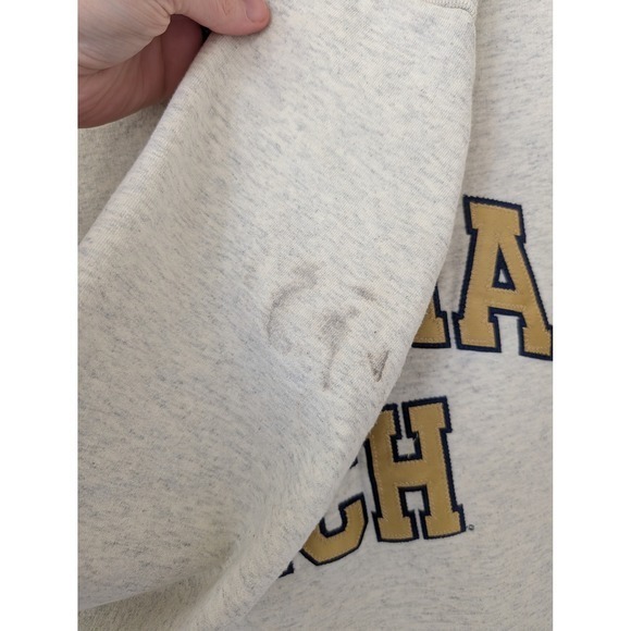 Champion Georgia Tech Sweatshirt Mens Large Crewneck Yellow Jackets - Picture 7 of 12
